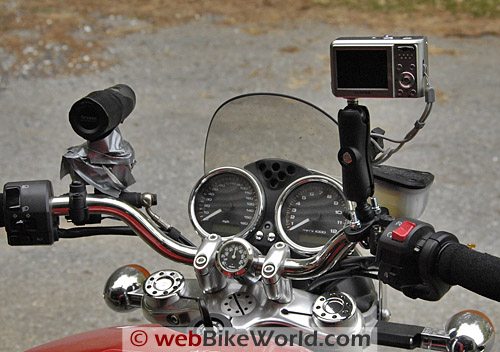 Cameras on bike