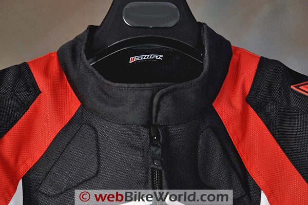 SHIFT Streetfighter SS Waterproof Jacket - Collar, Front View