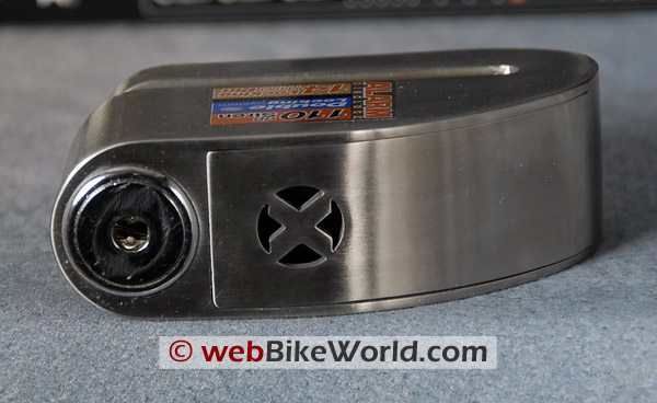 Xena Motorcycle Disc Lock - Top View