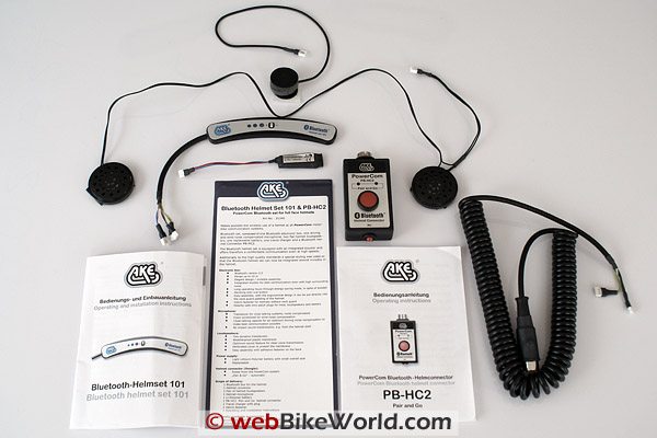 AKE PowerCom Motorcycle Bluetooth Intercom Set 101