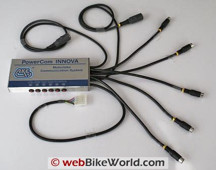 AKE PowerCom INNOVA Motorcycle Communications and Intercom System