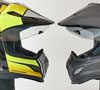 Arai XD (left) vs. Arai XD3, side view