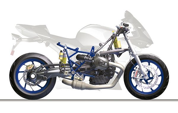 BMW HP2 Sport - Chassis and Frame