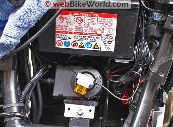 Cyclone 866F Motorcycle Alarm Final Installation