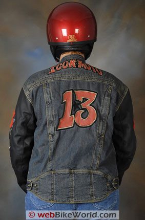 Icon Strongarm 13 Jacket - Rear View