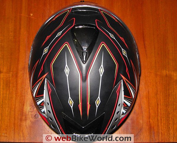 Rjays Striker Helmet - Top View