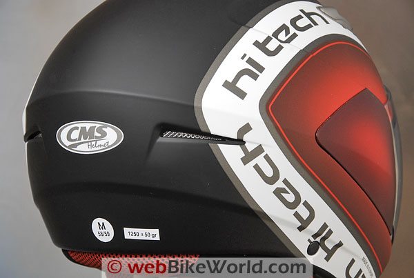CMS D-Jet Helmet - Rear