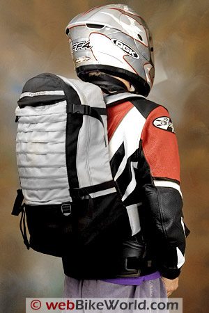 Roadgear Commuter Max Large Motorcycle Backpack - Rear