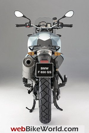 2009 BMW F 650 GS - Rear View