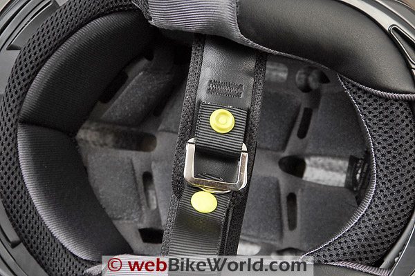 GMAX GM 27 S Helmet - D-ring Chin Strap