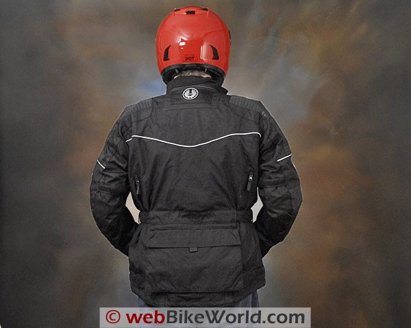 British Motorcycle Gear BMG Discovery Jacket - Rear View