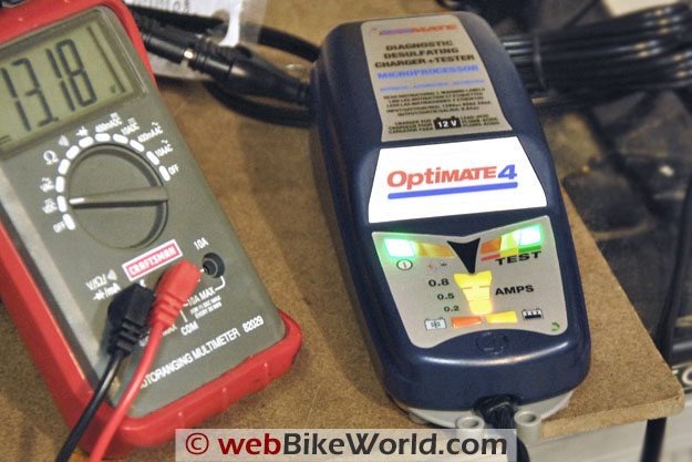 OptiMate 4 Review - webBikeWorld