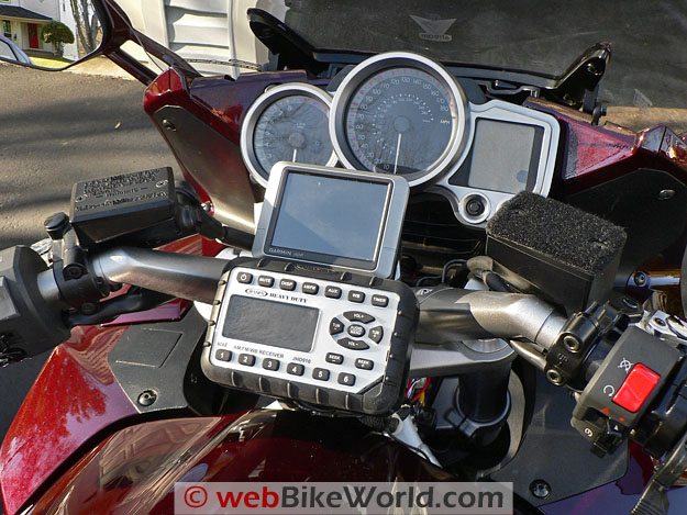 Jensen JHD910 Motorcycle Radio - Completed Installation