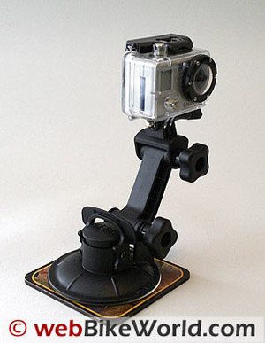 GoPro Wide Camera on Suction Cup Mount