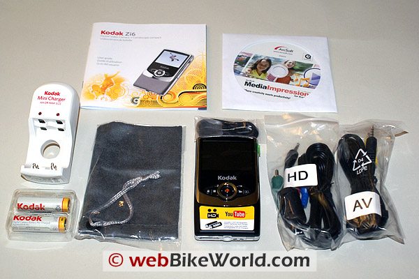 Kodak Zi6 HD Camera - Kit Parts