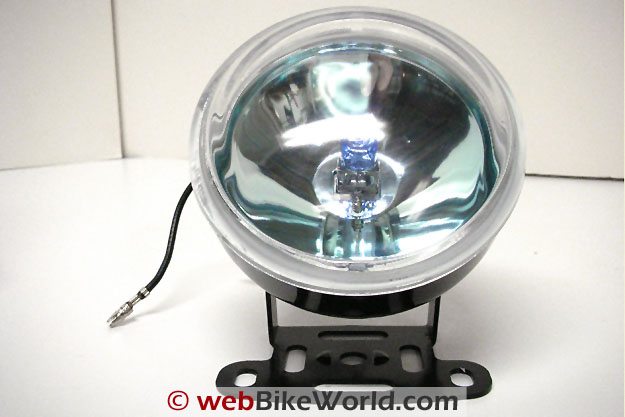 Platinum Burner Motorcycle Driving Light Close-up