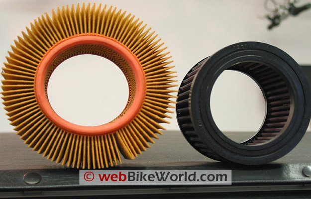 K&N Air Filter Compared to BMW Original Equipment Air Filter