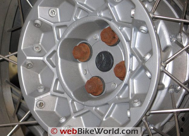 Original Rusted BMW Wheel Lug Nuts