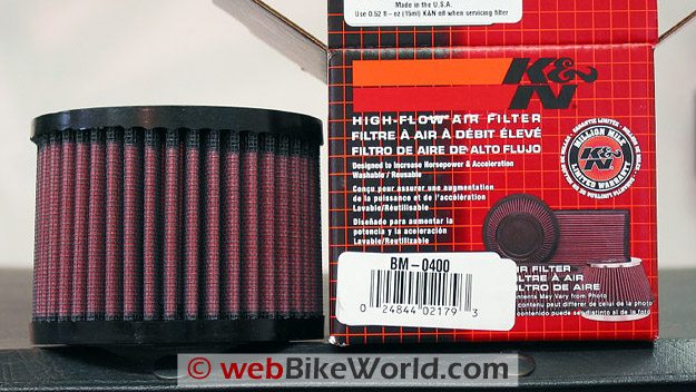 K&N Air Filter Close-up