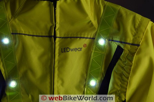 LEDwear LED Safety Jacket - Close-up