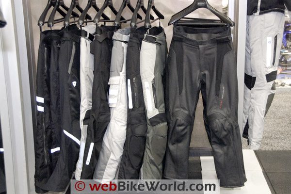 Selection of Rev'it Pants for 2009. 