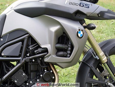 BMW F800GS Review - Engine, Right Side