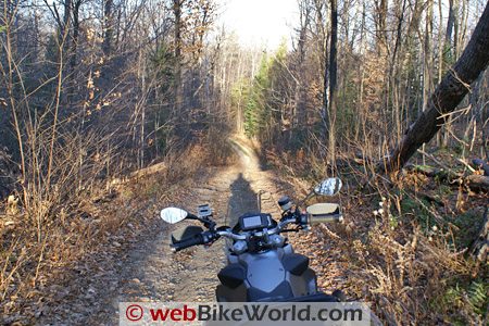 BMW F800GS on the Trail