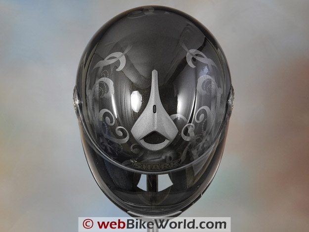 Shark RSF3 Motorcycle Helmet - Top View