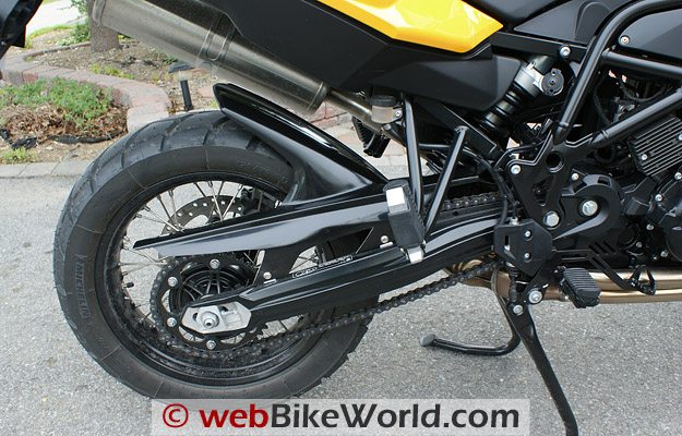 Hornig Mudguard Hugger - Left Side of BMW F800GS