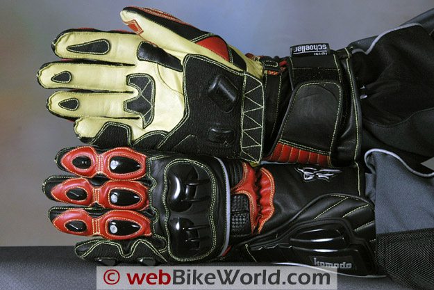 Komodo K-FX Race Gloves - Top and Bottom