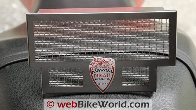 The CustomDucati SportClassic Radiator Guard.