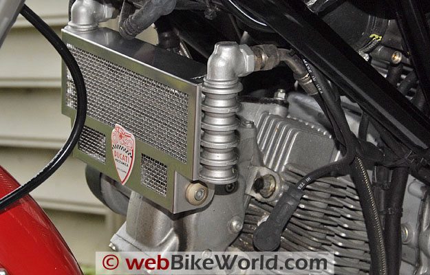 Ducati Sport Classic Radiator Guard - Left Side