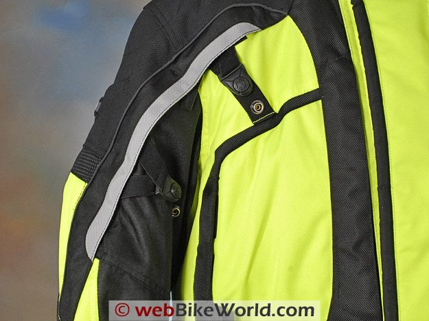 Tourmaster Epic Jacket - Arm Adjusters and Vents