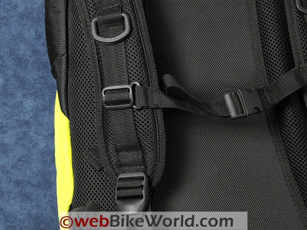 Road Sack Backpack - Close-up of shoulder straps