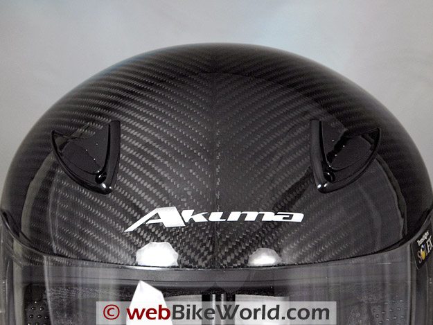 Akuma Phantom II Helmet - Top Vents