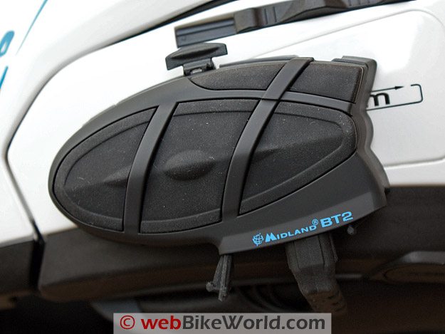 Midland bt2 bluetooth top motorcycle intercom