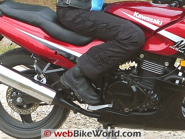 TCX Sunray Boots - On the Motorcycle