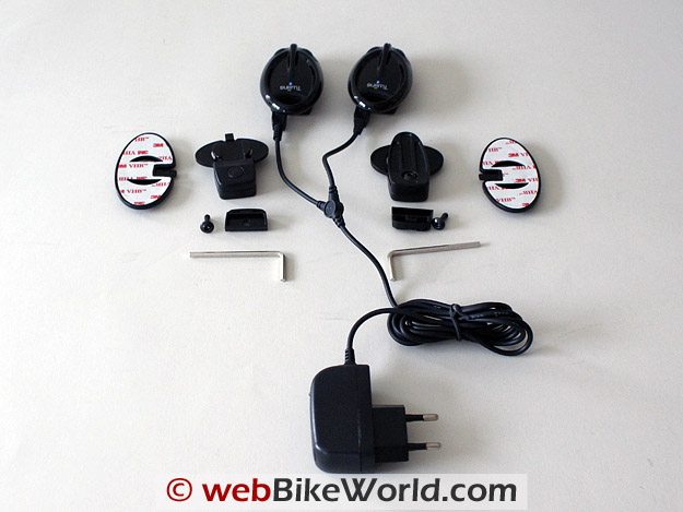 Twiins Motorcycle Bluetooth Intercom AC Charger