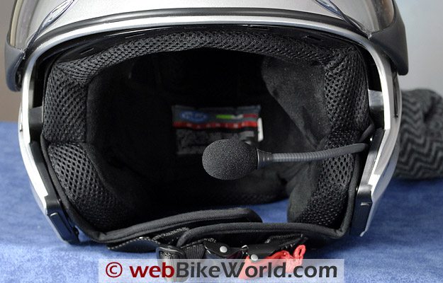 Vemar CKQI Bluetooth Motorcycle Helmet - Microphone