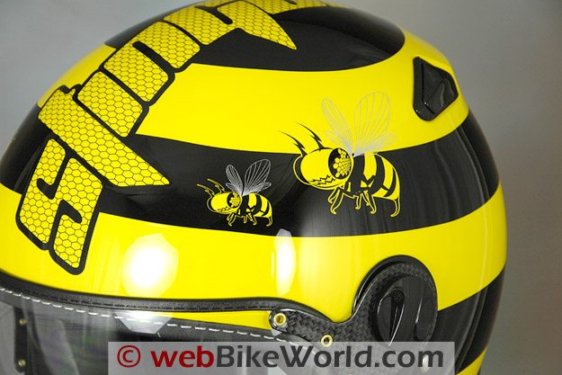 Zeus ZS-210C Helmet - Top Details