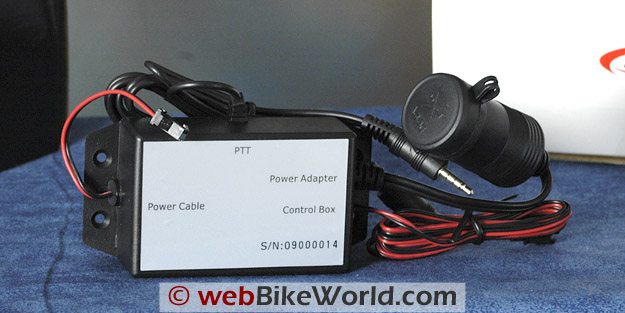 BikerCom Motorcycle Intercom Communications System - Push to Talk Controller