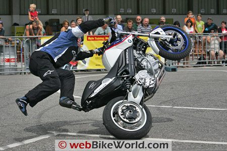 Chris Pfeiffer on the BMW F800R