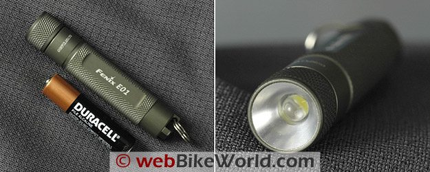 Fenix E01 LED Flashlight Close-ups