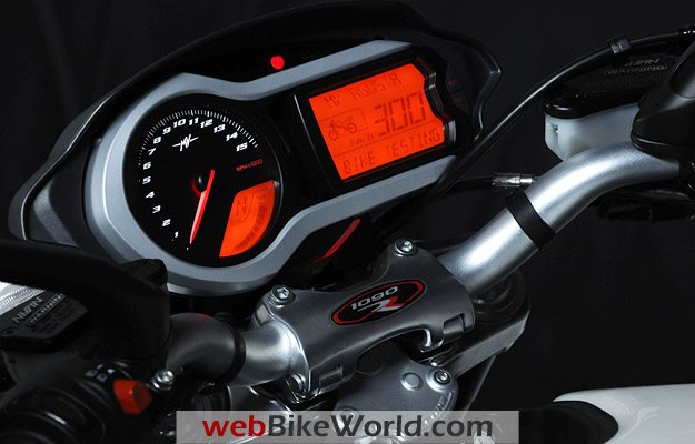 2010 MV Agusta Brutale 1090RR Instruments