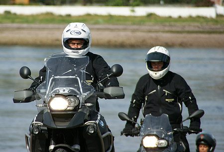 Gore Lockout Closure System on Motorcycle Riders