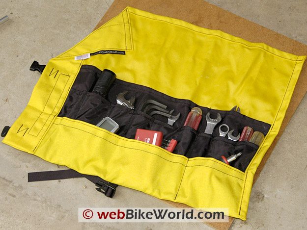 Roadgear Motorcycle Tool Roll Open