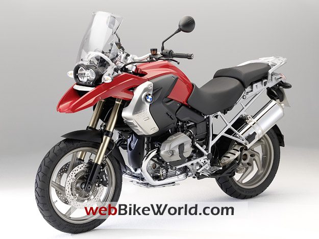 2010 BMW R 1200 GS - Left Side, Red Color