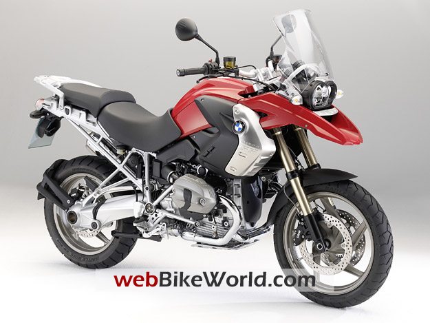 2010 BMW R 1200 GS - Right Side, Red Color