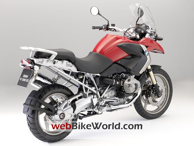 2010 BMW R 1200 GS - Right Side, Rear View