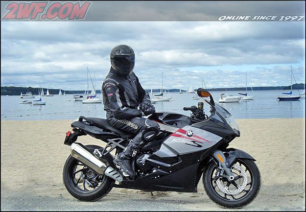 BMW K 1300 S With Rider